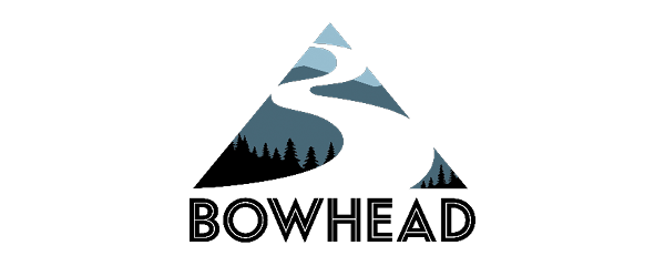 Triangle with winding road with Bowhead at bottom